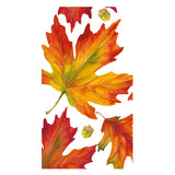 Autumn Hues White Guest Towel Napkins - 15 Per Package