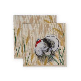 Homestead Turkey Taupe Napkin Cocktail
