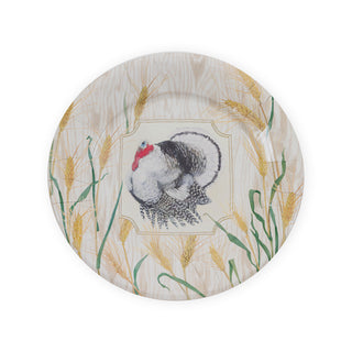 Homestead Turkey Taupe Dinner Plates