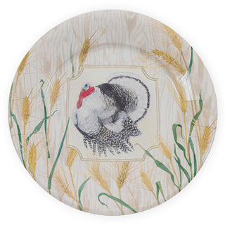 Homestead Turkey Taupe Dinner Plates