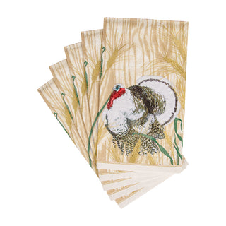 Homestead Turkey Taupe Guest Towel