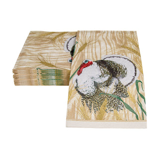 Homestead Turkey Taupe Guest Towel