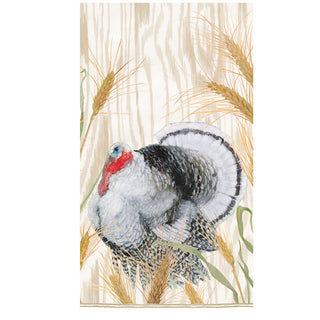 Homestead Turkey Taupe Guest Towel