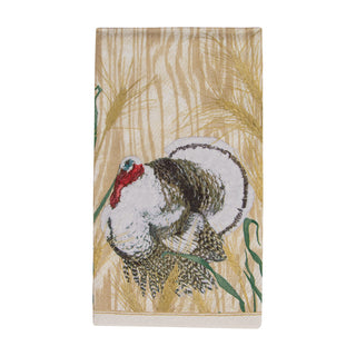 Homestead Turkey Taupe Guest Towel