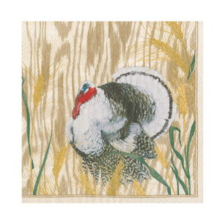Homestead Turkey Taupe Napkin Luncheon