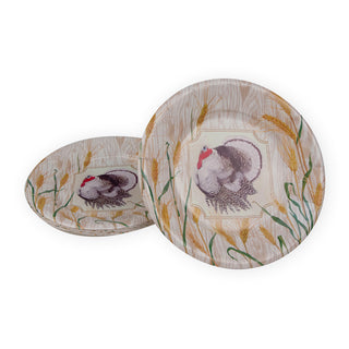 Homestead Turkey Taupe Salad/Dessert Plates