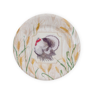 Homestead Turkey Taupe Salad/Dessert Plates