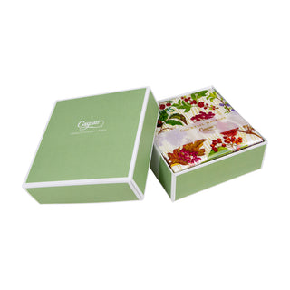 Berry Botanical Taupe  Napkin Box Cocktail - 40 per box