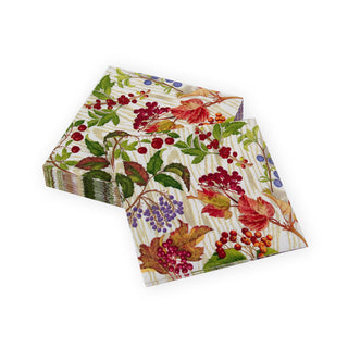 Berry Botanical Taupe Napkin Cocktail