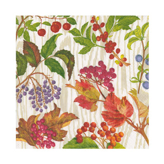 Berry Botanical Taupe Napkin Luncheon