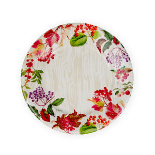 Berry Botanical Taupe Salad/Dessert Plates