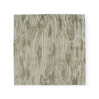 Woodgrain Silver/Gold Napkin Cocktail