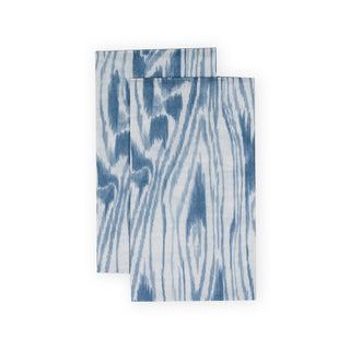 Woodgrain Stone Blue Guest Towel