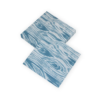 Woodgrain Stone Blue Napkin Luncheon
