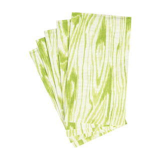 Woodgrain Moss Green Guest Towel