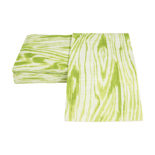 Woodgrain Moss Green Guest Towel