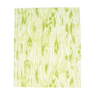 Woodgrain Moss Green Guest Towel