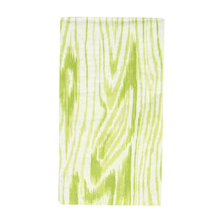 Woodgrain Moss Green Guest Towel