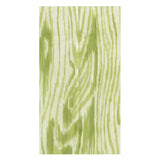 Woodgrain Moss Green Guest Towel Napkins - 15 Per Package