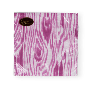 Woodgrain Fuchsia Napkin Luncheon