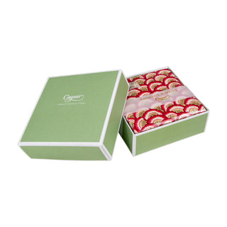 Pontchartrain Scallop Red  Napkin Box Cocktail - 40 per box