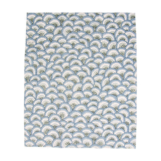 Pontchartrain Scallop Blue Guest Towel