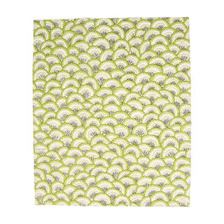 Pontchartrain Scallop Green Guest Towel