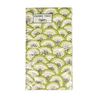Pontchartrain Scallop Green Guest Towel