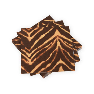 Go Wild Brown Napkin Luncheon