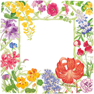 Floral Trellis Dinner Plates - 8 Per Package