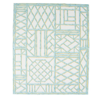 Bamboo Screen Robin's Egg-Ppr Linen Guest Towels Airlaid - 12 In