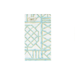 Bamboo Screen Robin's Egg-Ppr Linen Guest Towels Airlaid - 12 In