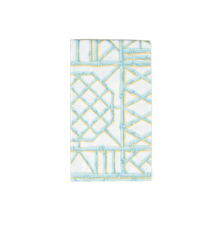 Bamboo Screen Robin's Egg-Ppr Linen Guest Towels Airlaid - 12 In