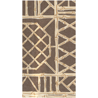 Bamboo Screen Chestnut-Paper Linen Paper Linen Guest Towels -12 per package