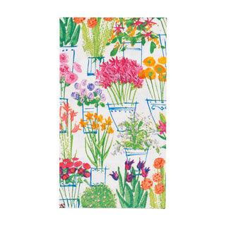 Flower Market Guest Towel Napkins - 15 Per Package