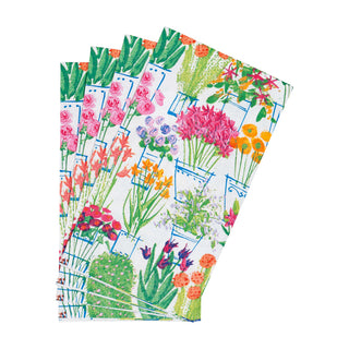 Flower Market Guest Towel Napkins - 15 Per Package