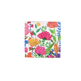 Cottage Floral  Napkin Box Cocktail - 40 per box