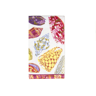 Coquillage Purple Guest Towel