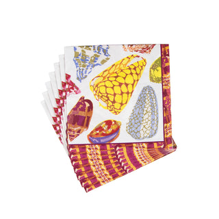 Coquillage Purple Napkin Luncheon