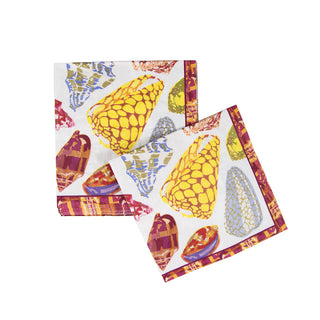 Coquillage Purple Napkin Luncheon
