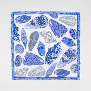 Coquillage Blue Napkin Cocktail