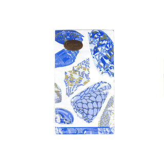Coquillage Blue Guest Towel