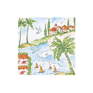 Mallorca Cocktail Napkins - 20 Per Package