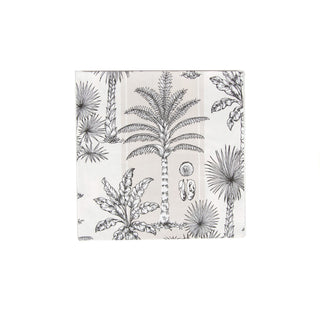 Southern Palms Flax/White Napkin Luncheon