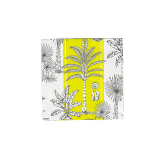 Southern Palms Green/White Napkin Luncheon