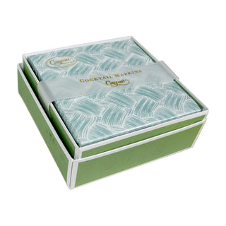 Basketry Mist-Paper Linen Napkin Box Cocktail-Airlaid