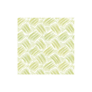 Basketry Moss Green Paper Linen Cocktail Napkins - 15 Per Package