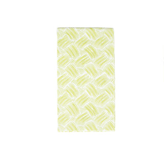 Basketry Moss Green-Paper Linen Guest Towels Airlaid - 12 In