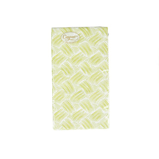 Basketry Moss Green-Paper Linen Guest Towels Airlaid - 12 In