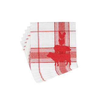 Red Barn Napkin Luncheon